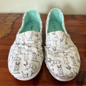 Toms Alpagarta Bunny Print size 9.5